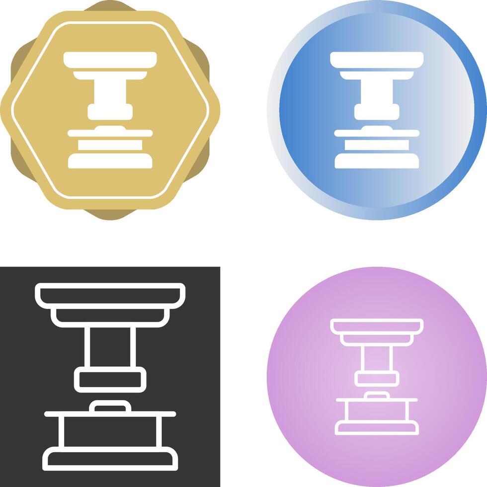 Hydraulic press Vector Icon