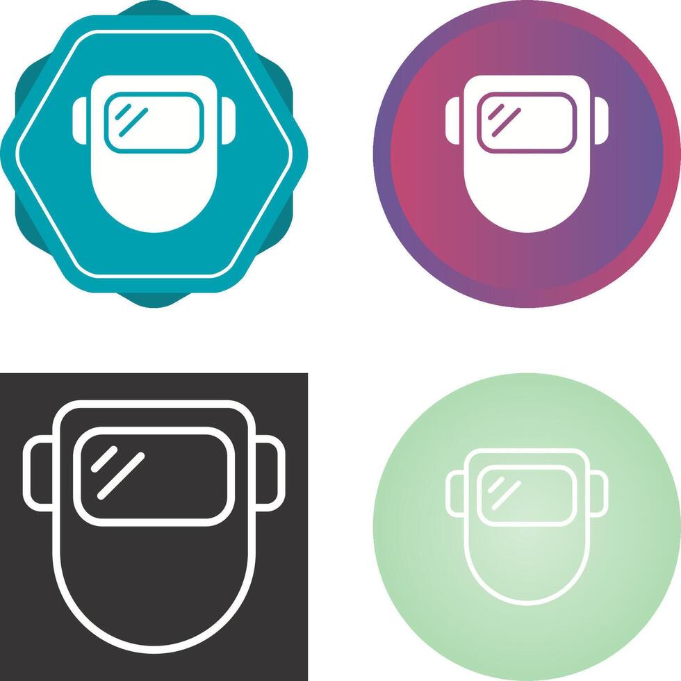 Welding mask Vector Icon