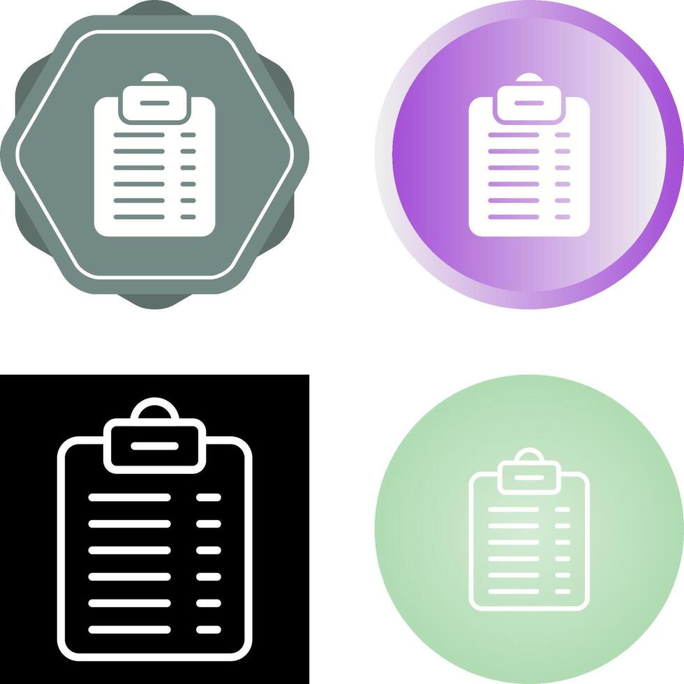 List Vector Icon