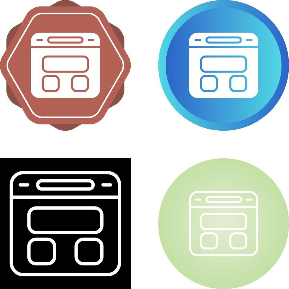 Browser Vector Icon