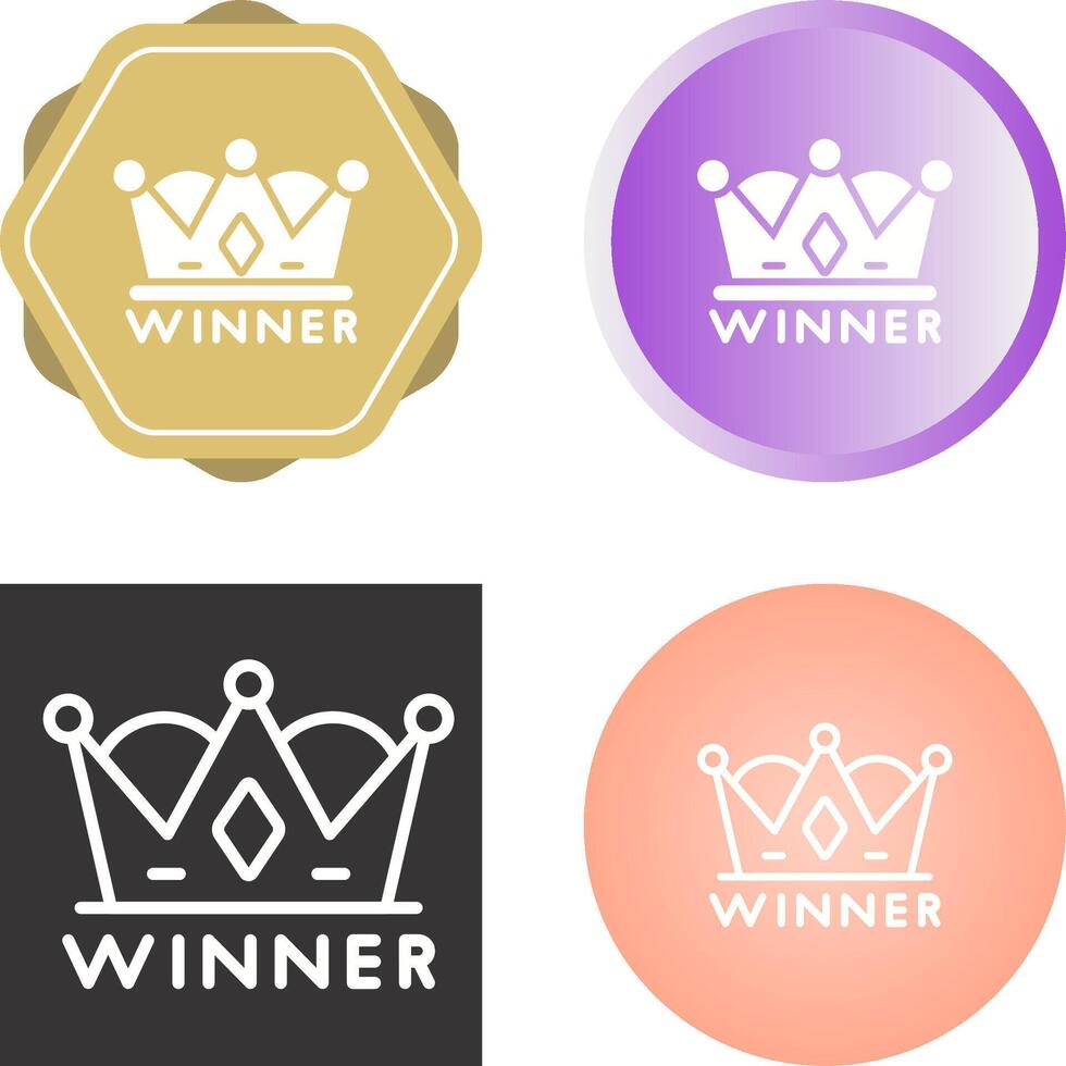 Winner Vector Icon