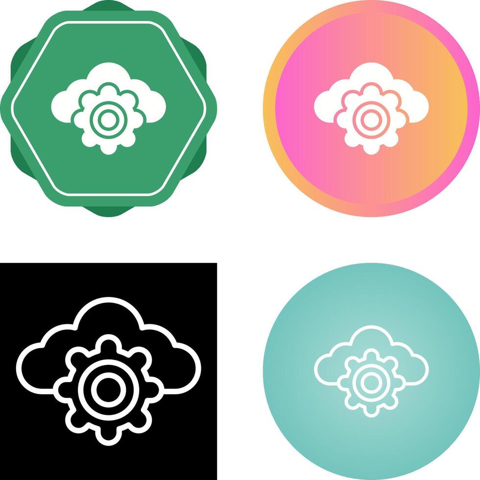 Cloud Computing Vector Icon