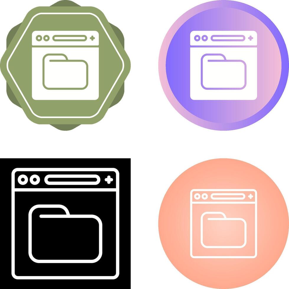 Browser Vector Icon