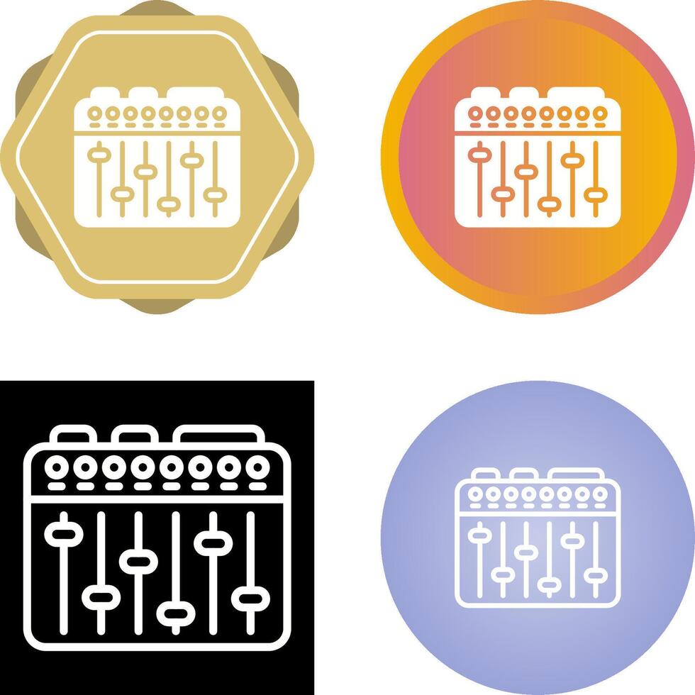 Sound Mixer Vector Icon