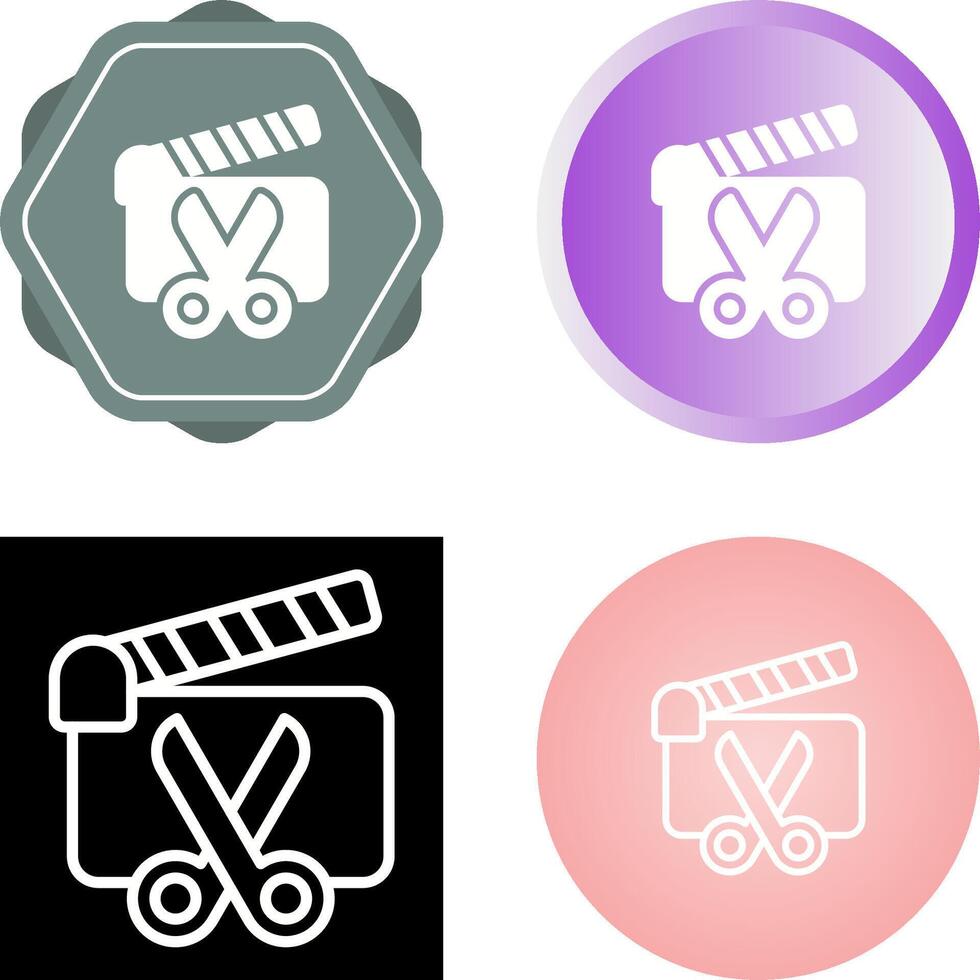 Film Editing Vector Icon
