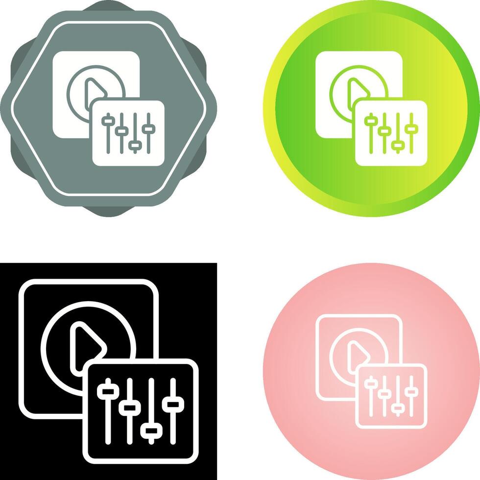 Sliders Vector Icon
