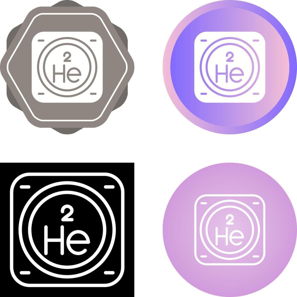 Helium Vector Icon