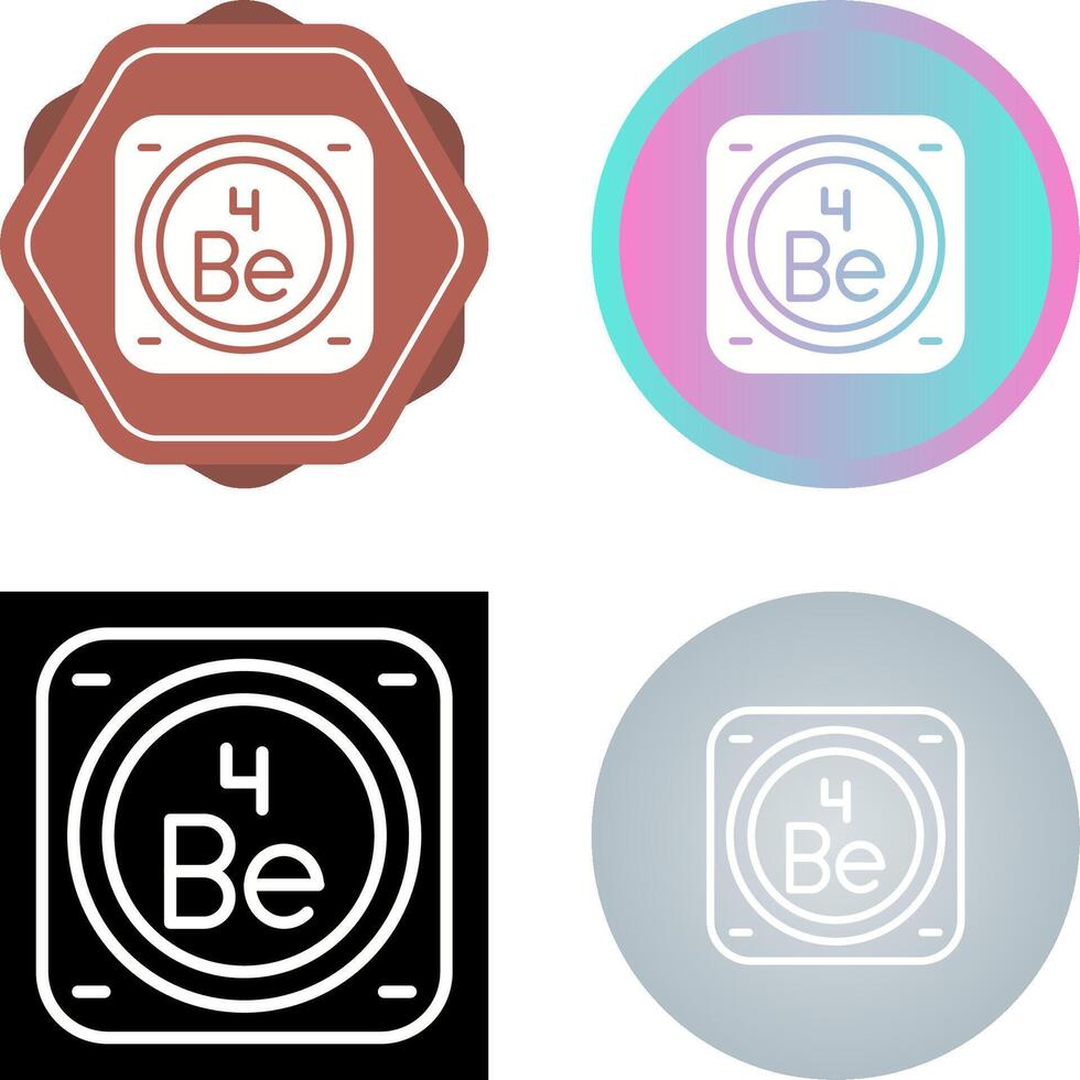 Chemical Element Vector Icon