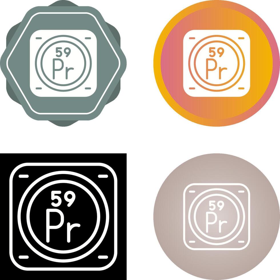 Chemical Element Vector Icon