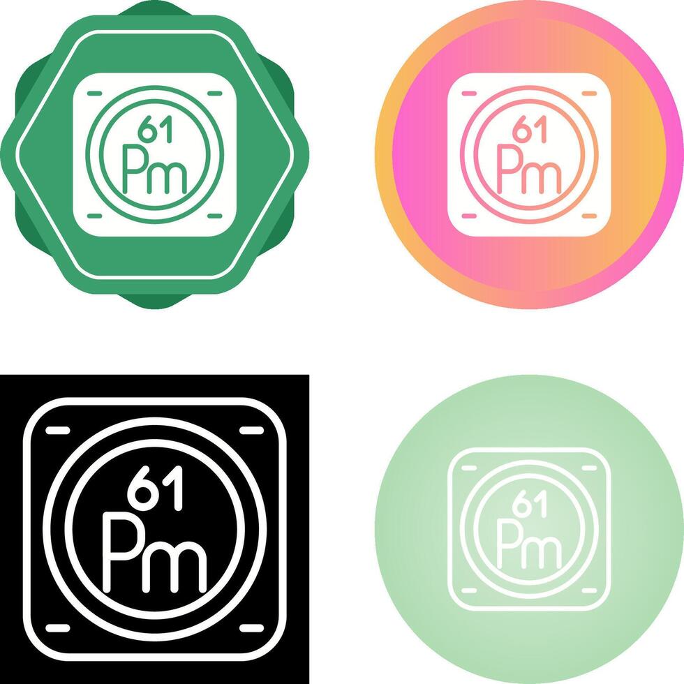 Chemical Element Vector Icon