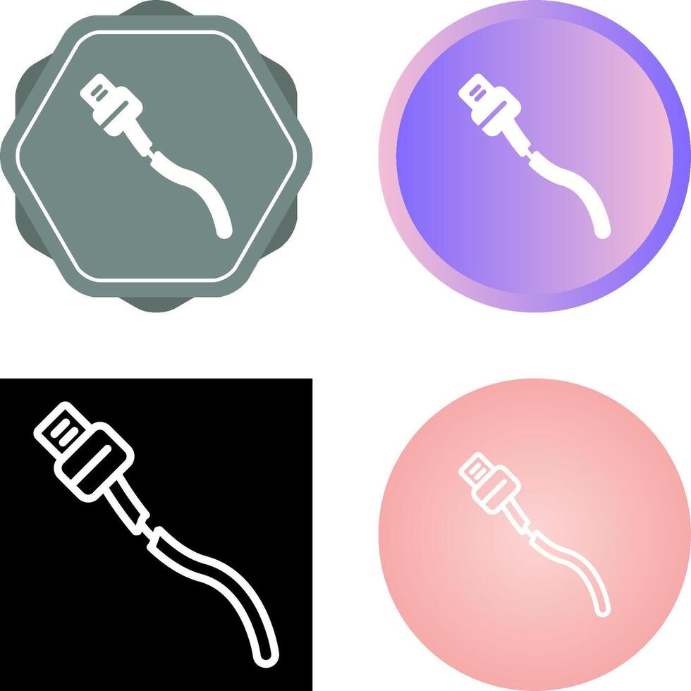 Broken Cable Vector Icon