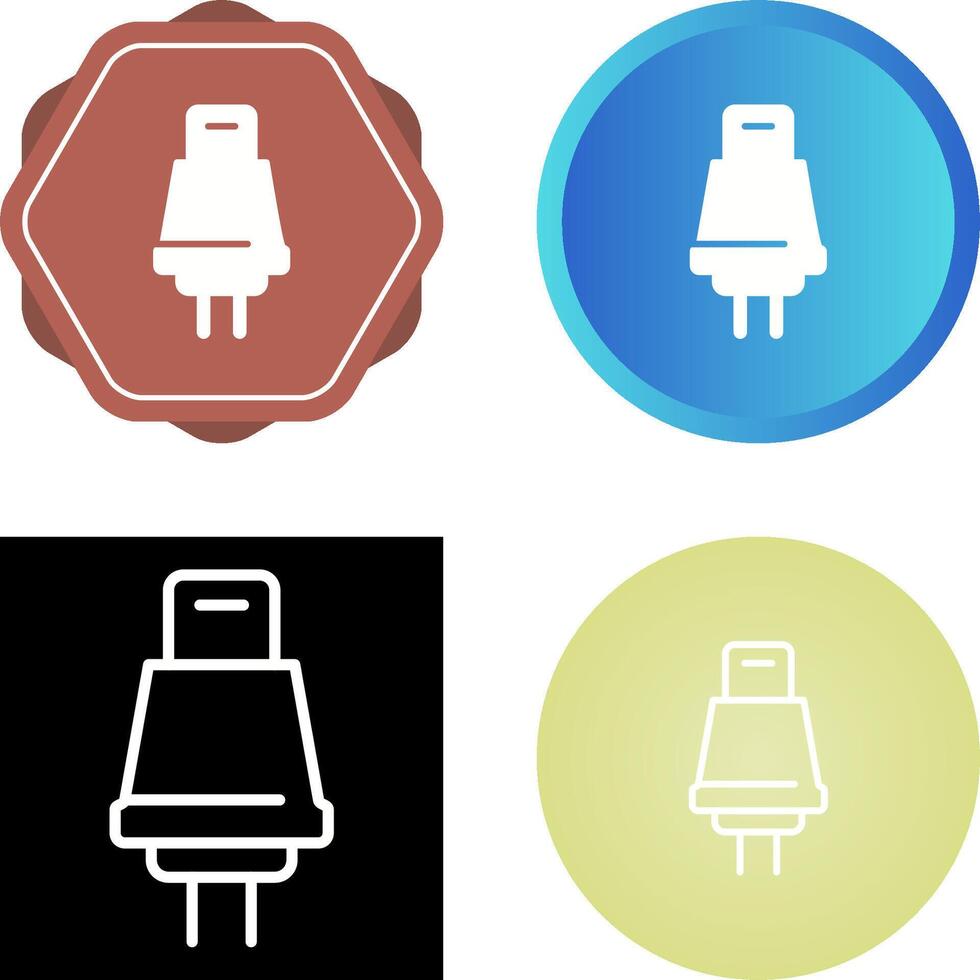 icono de vector de usb