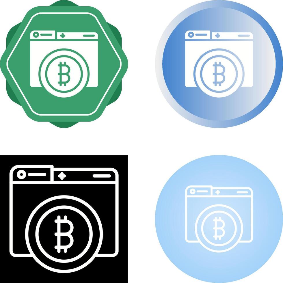 Bitcoin Vector Icon