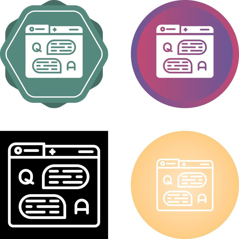 Forum Vector Icon