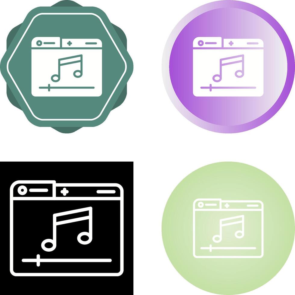 Music Player Vector Icon