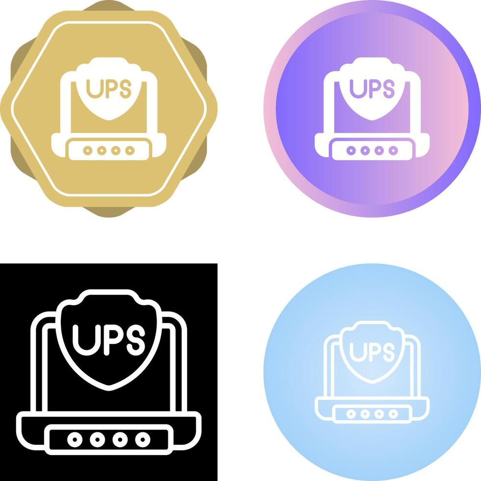 UPS vector icono