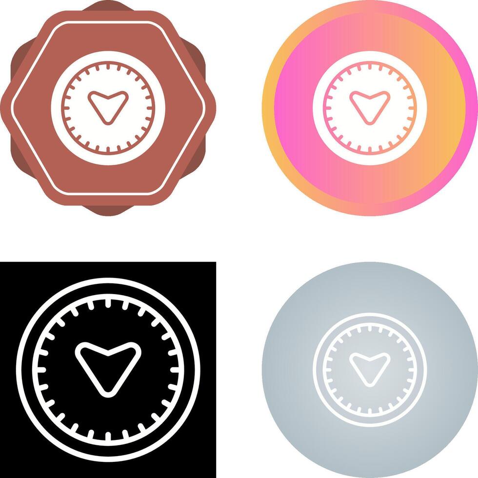 South Vector Icon
