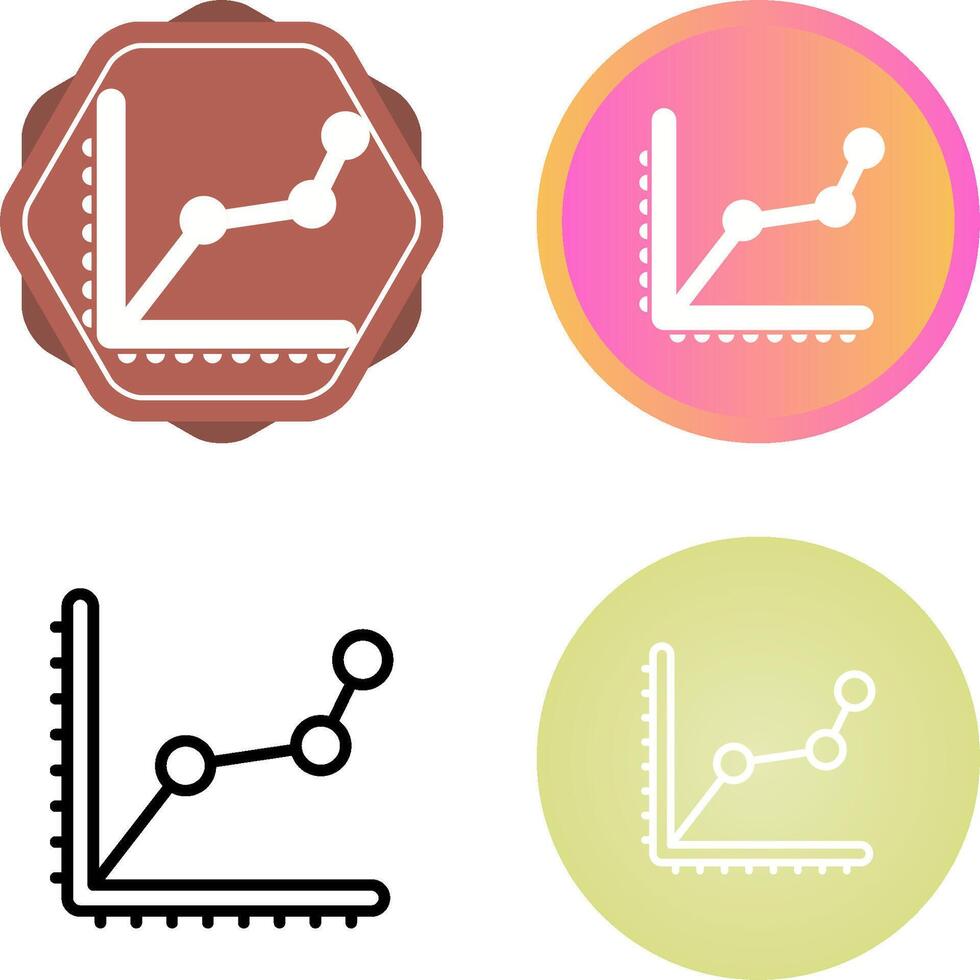 Line Chart Vector Icon