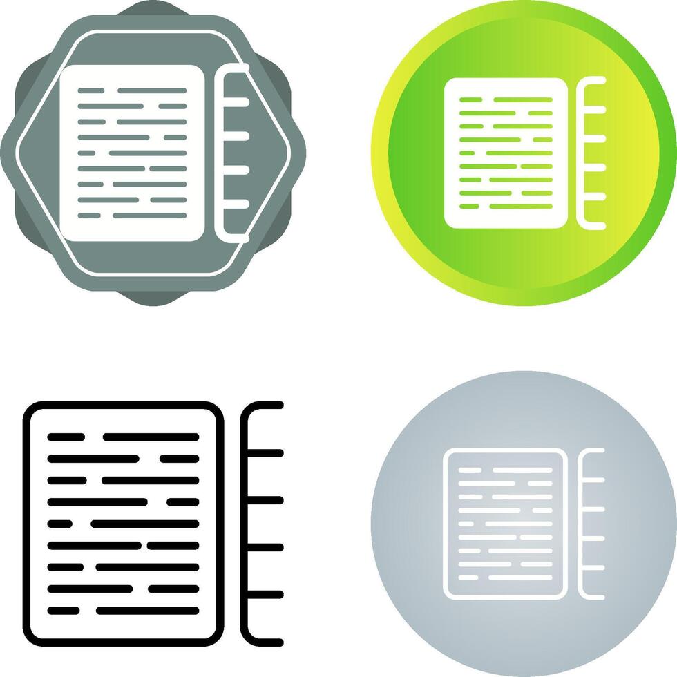 Document Indexing Vector Icon