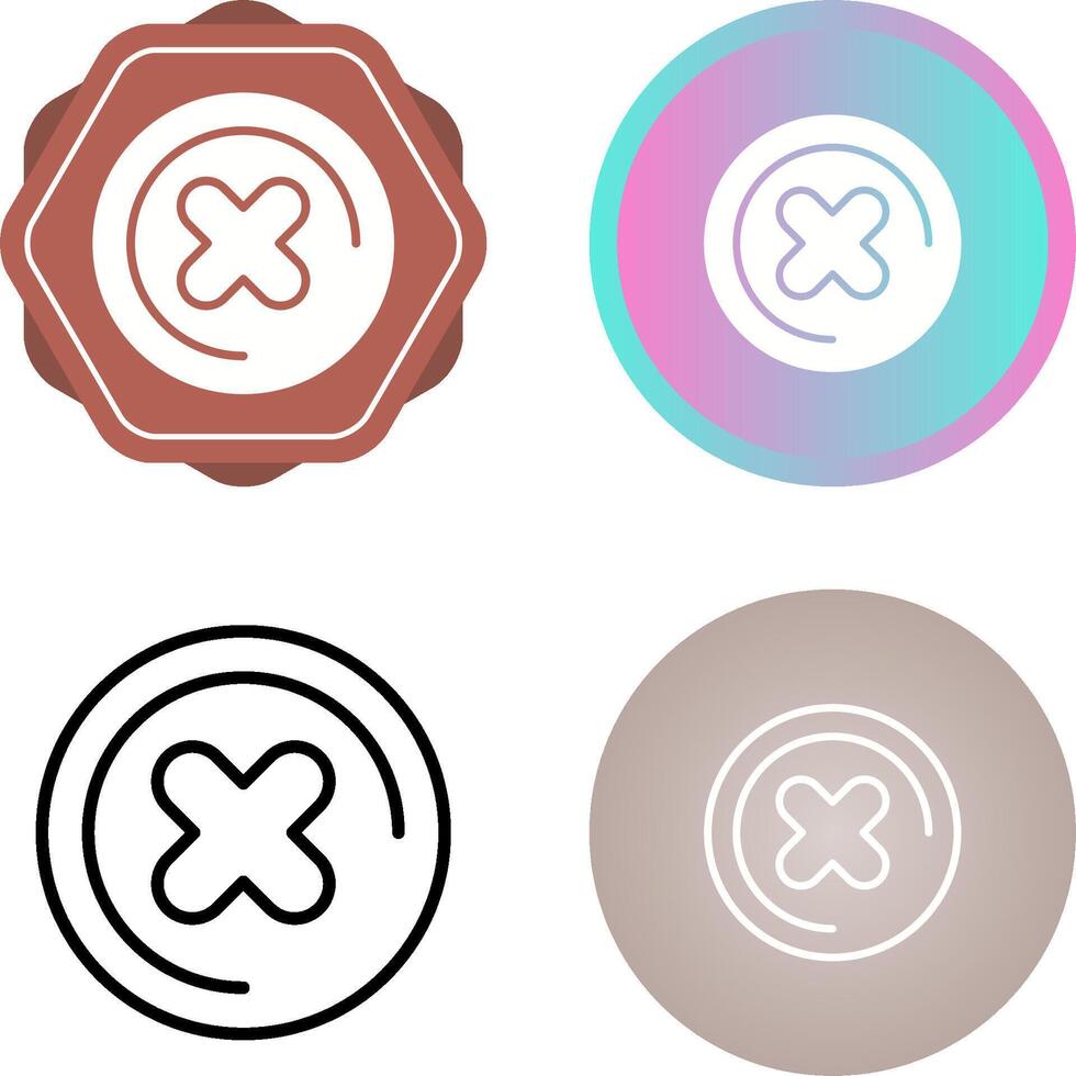 Cross Vector Icon