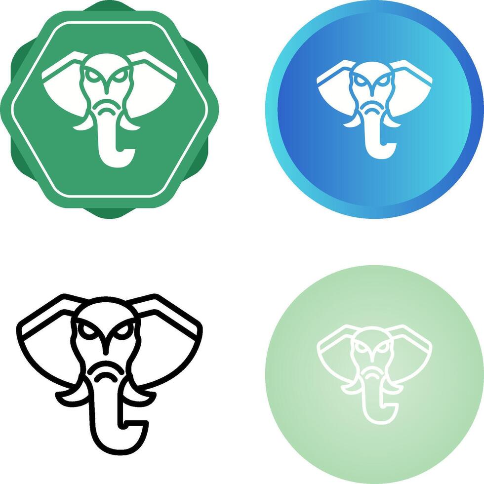 Elephant Vector Icon