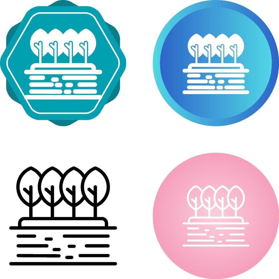 Lake Vector Icon