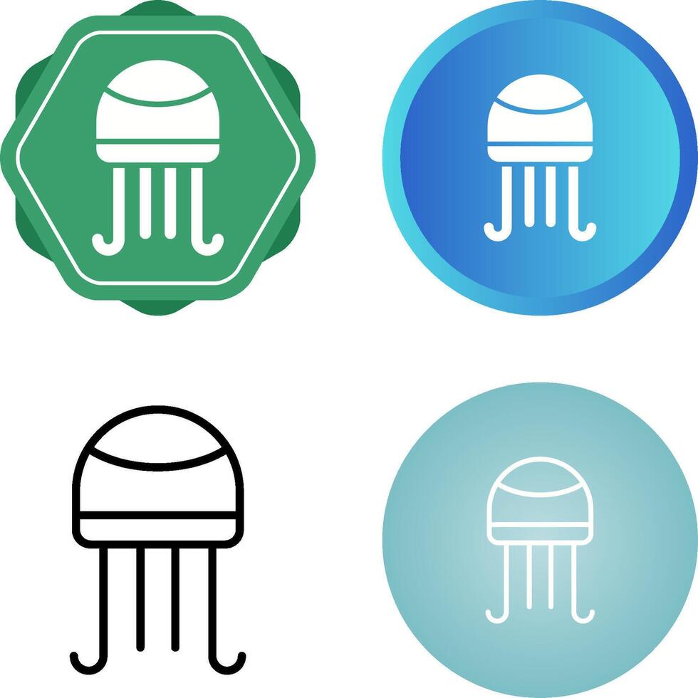 Jellyfish Vector Icon