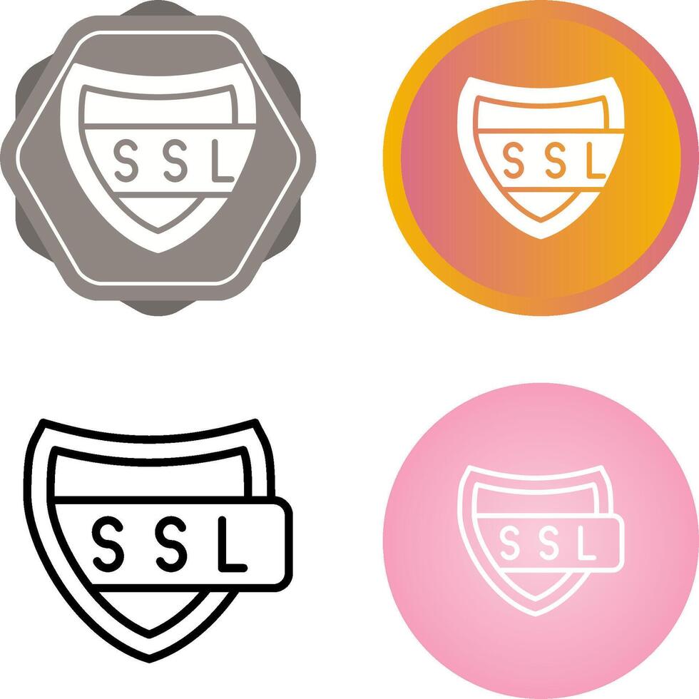 SSL Certificate Vector Icon