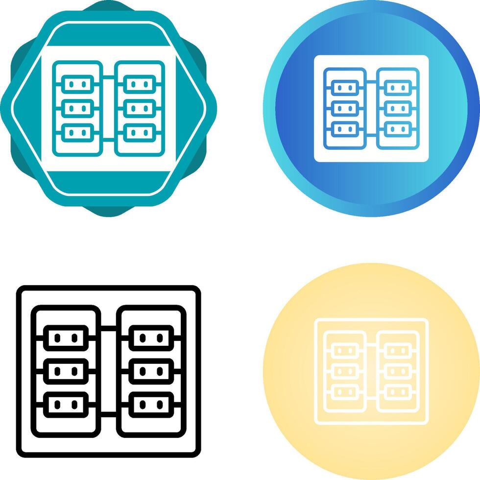 Server Room Vector Icon