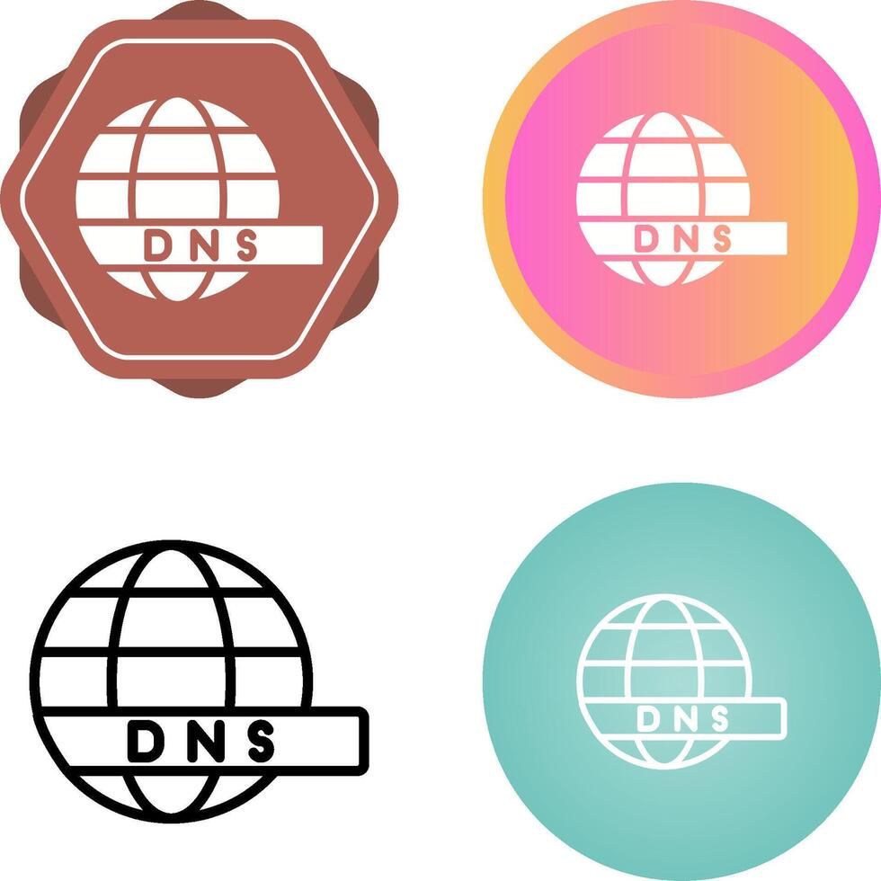 DNS Server Vector Icon