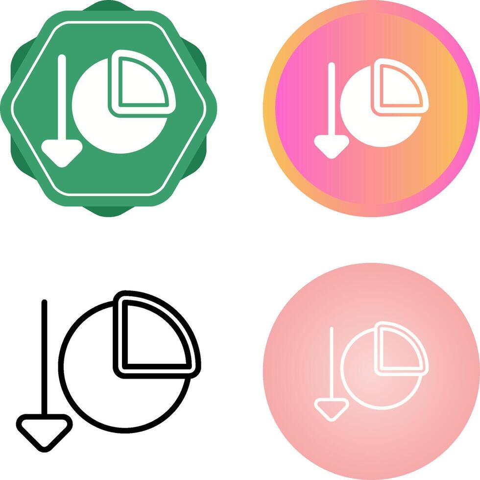Chart Decreasing Vector Icon