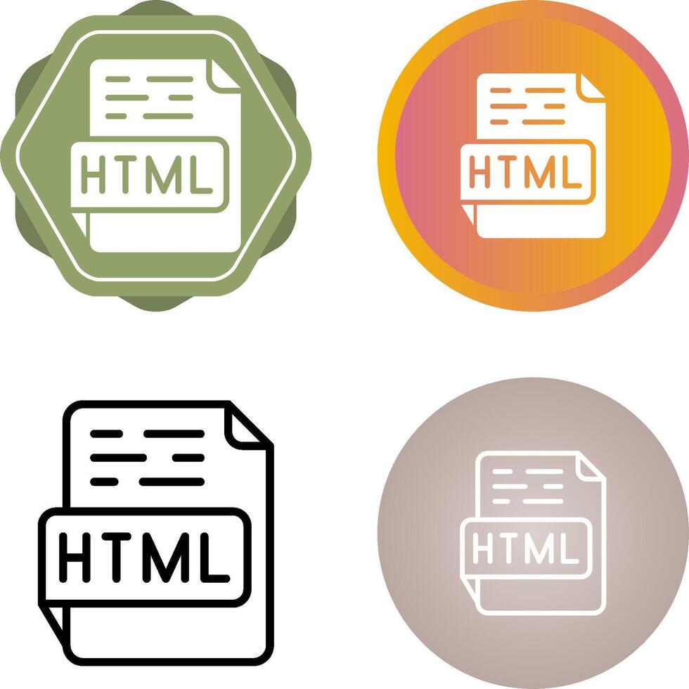 HTML Vector Icon