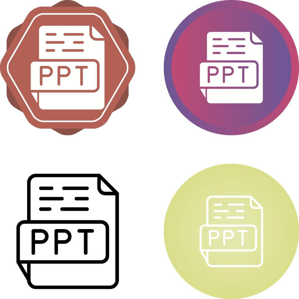 PPT Vector Icon