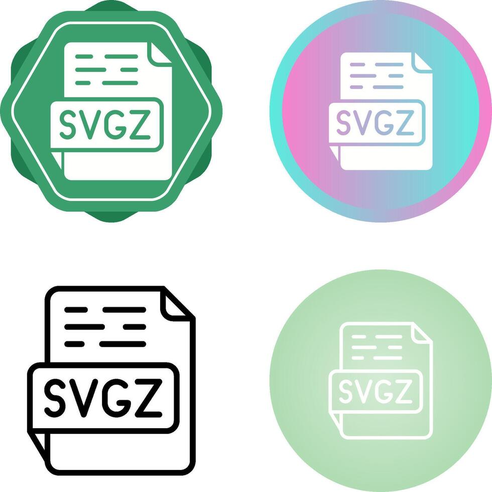 SVGZ Vector Icon