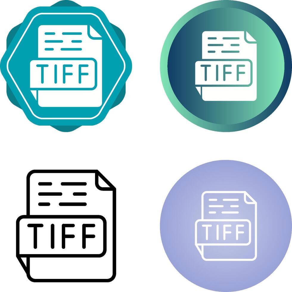 TIFF Vector Icon