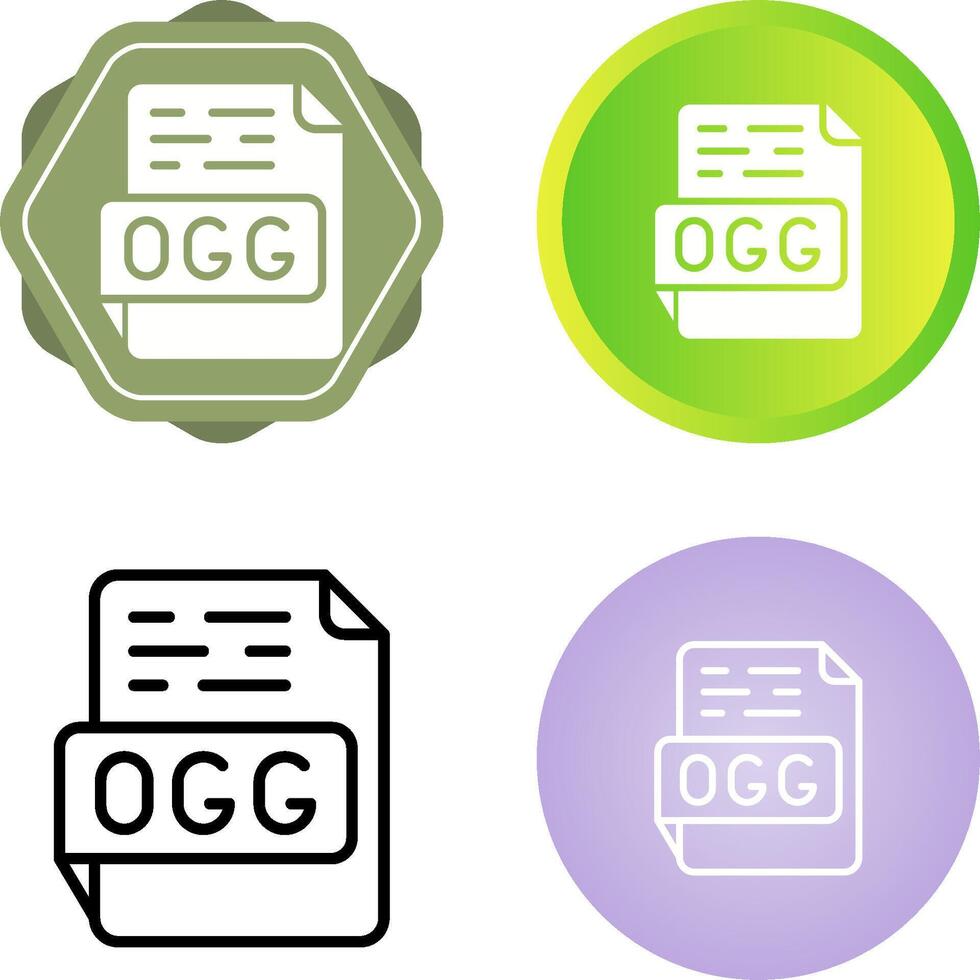 OGG Vector Icon