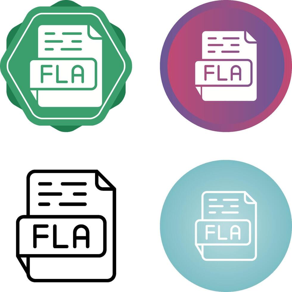 FLA Vector Icon