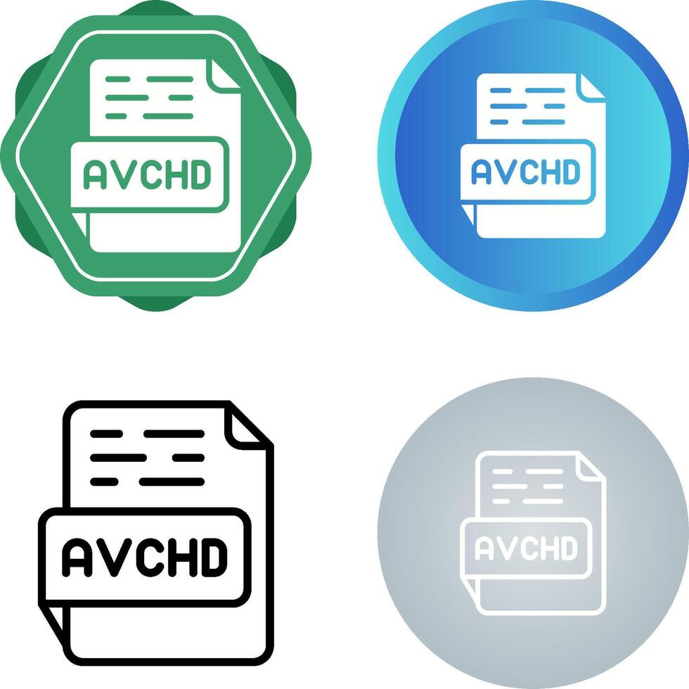 AVCHD Vector Icon