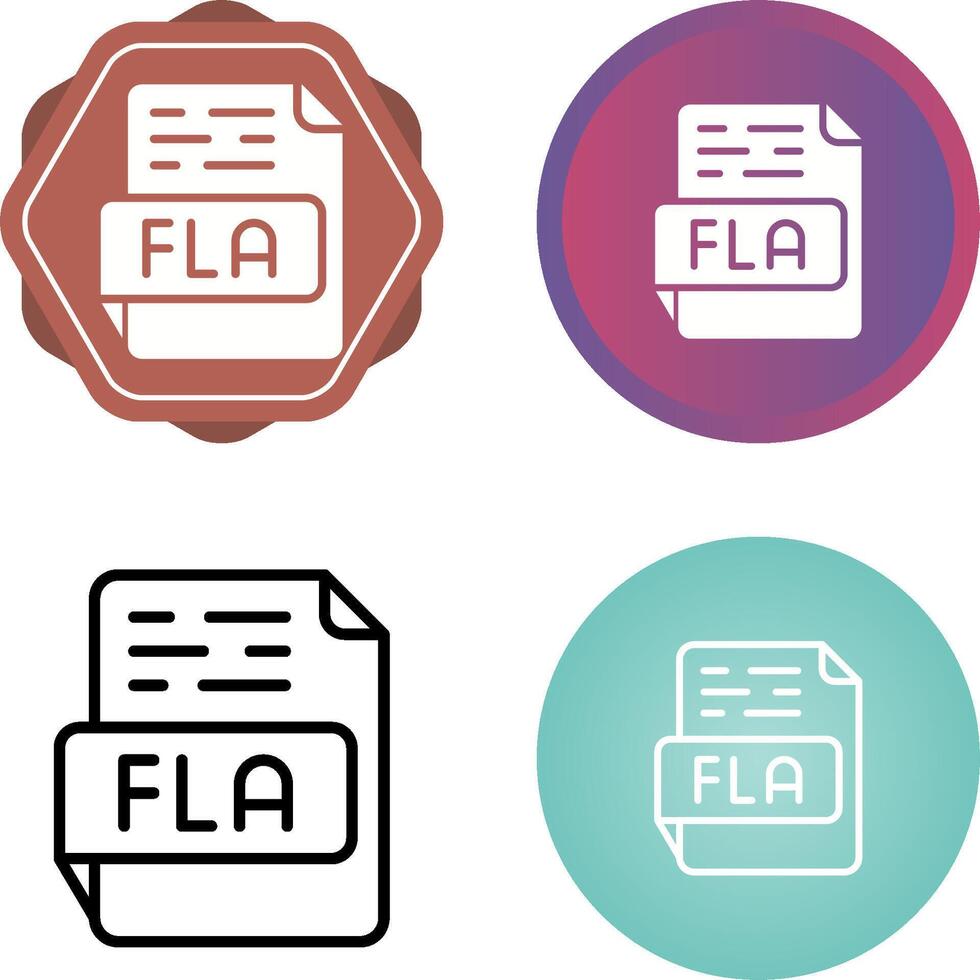 FLA Vector Icon
