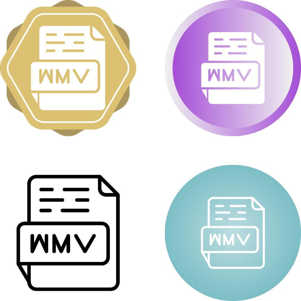 wmv vector icono