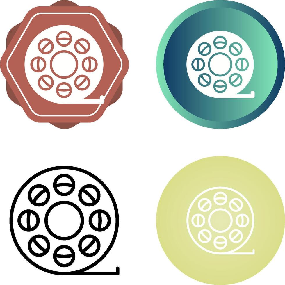 Film Reel Vector Icon