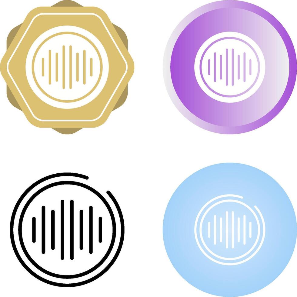 Audio Spectrum Vector Icon