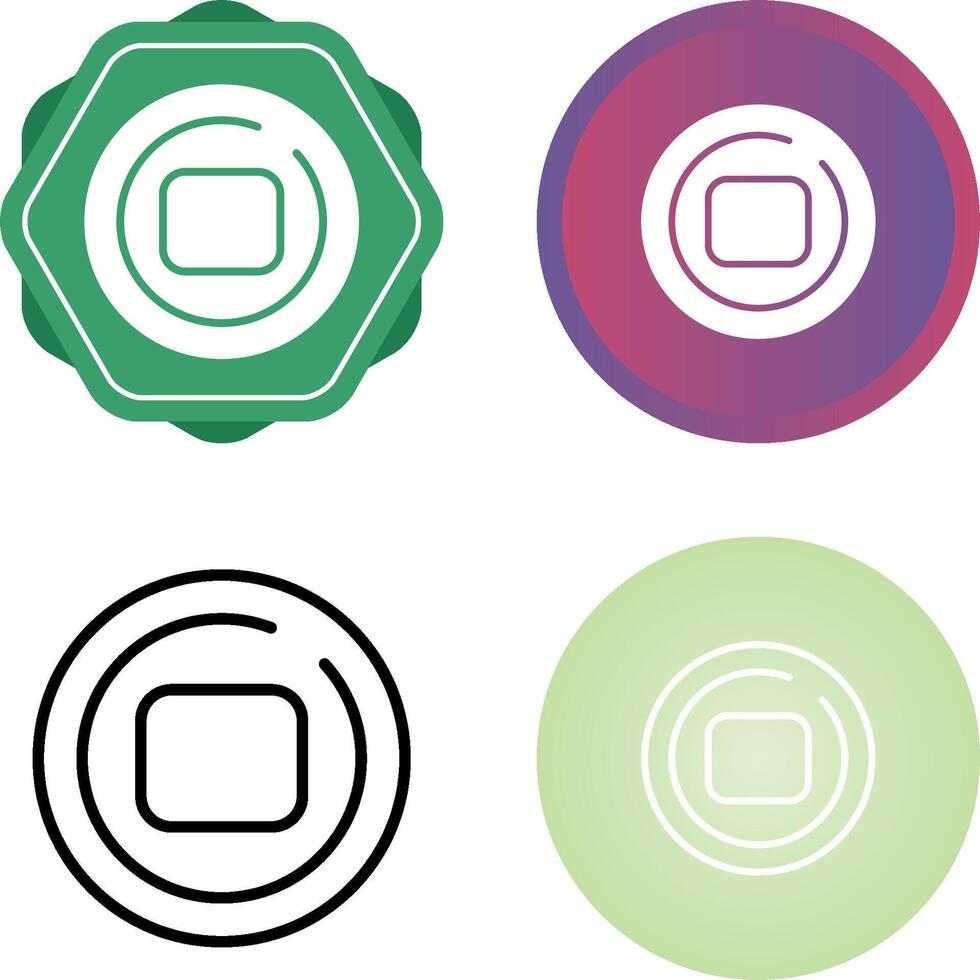 Stop Circle Vector Icon