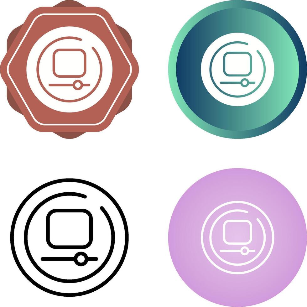 Video Stop Circle Vector Icon