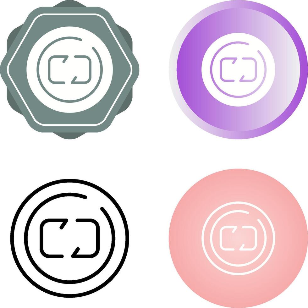 Repeat Circle Vector Icon