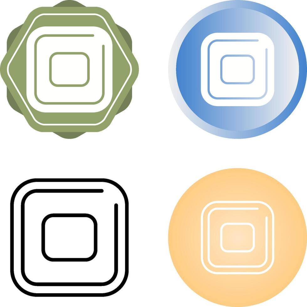 Stop Square Vector Icon