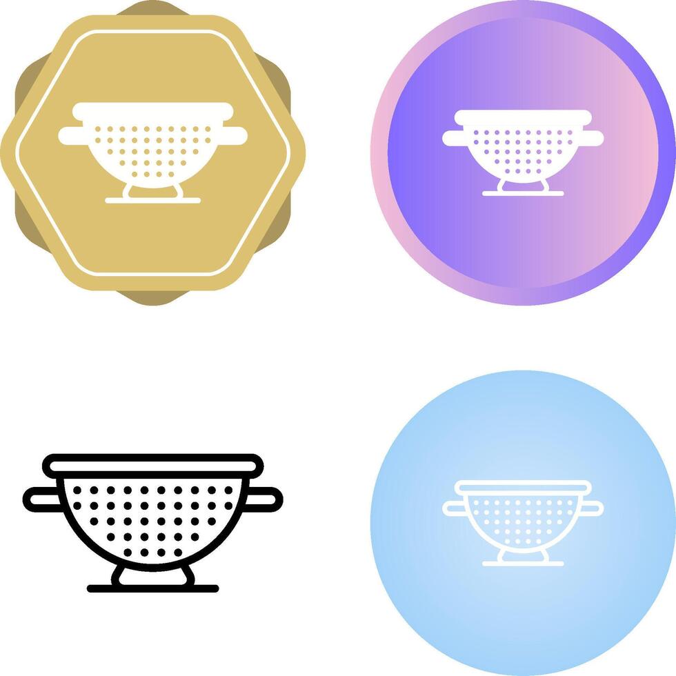 Colander Vector Icon