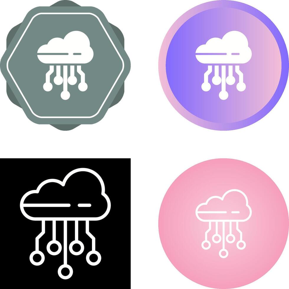 Cloud Computing Vector Icon