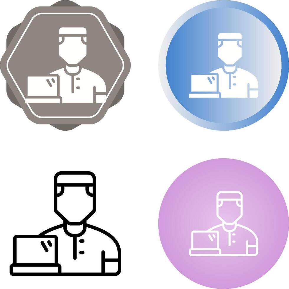 User Working Vector Icon 40776411 Vector Art at Vecteezy