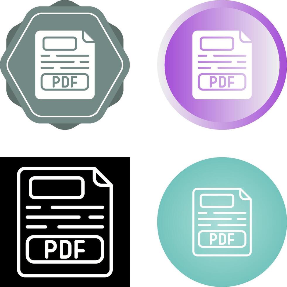 Pdf Vector Icon